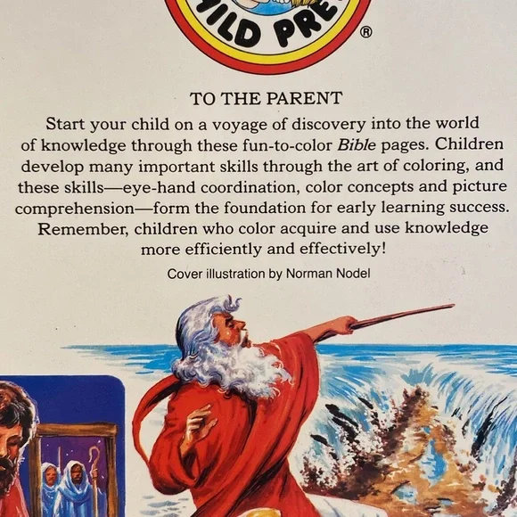 Vintage 1991 The Bible Coloring Book Pictures Old and Testament - - Picture 3 of 15